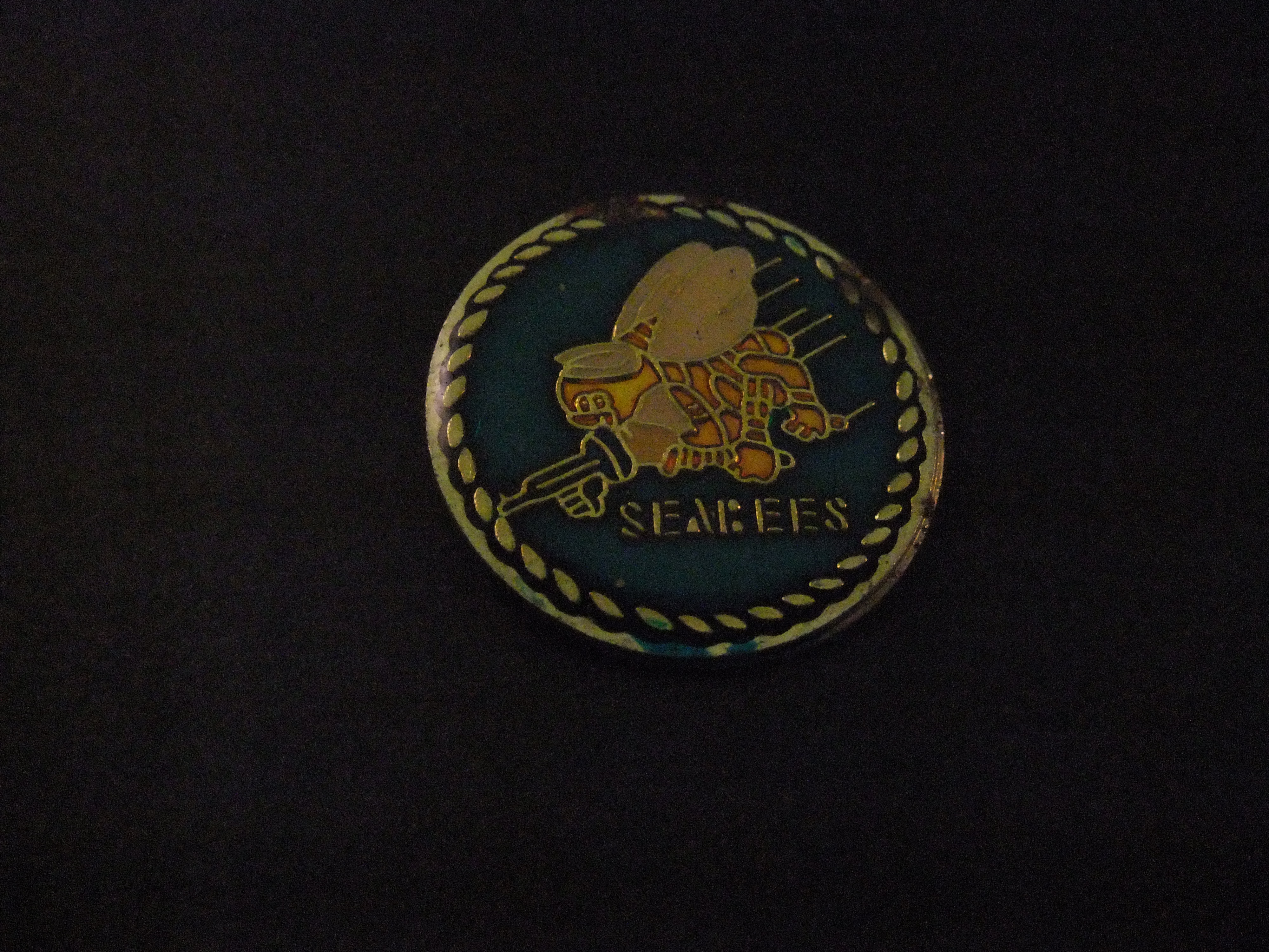 Seabees ( US Naval Construction Force (NCF) onderdeel van de Amerikaanse marine logo